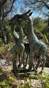 Giraffe Family Shona Sculpture 1