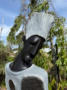 Shy To Talk Shona Sculpture