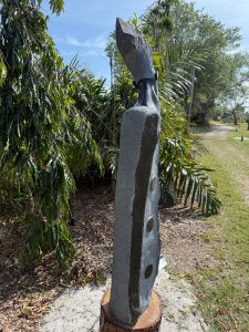 Shy To Talk Shona Sculpture
