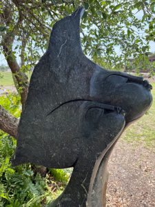 Star Gazing   – Shona Sculpture by Simon Chidharara For Sale ($4,200)