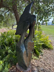 Star Gazing   – Shona Sculpture by Simon Chidharara For Sale ($4,200)